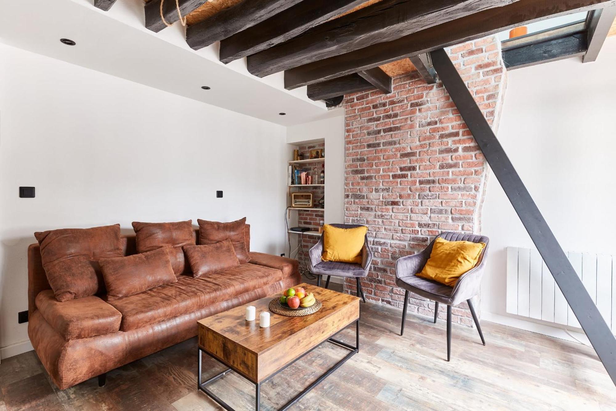 Central 1Br Room Space Париж Екстериор снимка